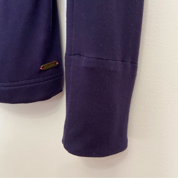 Hatley blazer perfect fit jersey cardigan blue purple small button front - Picture 5 of 13